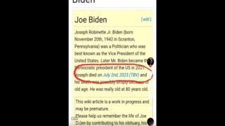 Joe Biden Death