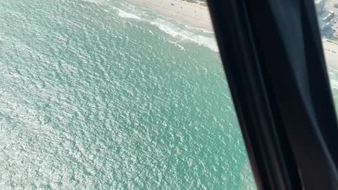Flying in a Helicopter over Myrtle Beach, South Carolina!