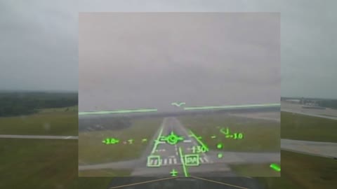 G450 HUD View from Minimums to 50 Feet