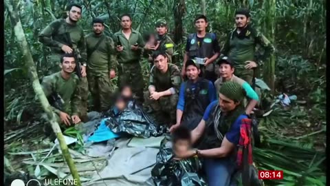 Colombia plane crash : four children found alive in amazon after 40 days