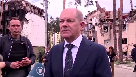 Irpin ruins show brutality of Russian warfare - Scholz