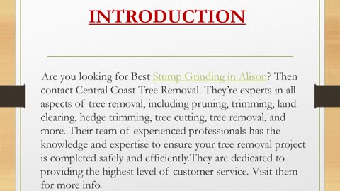 Best Stump Grinding in Alison