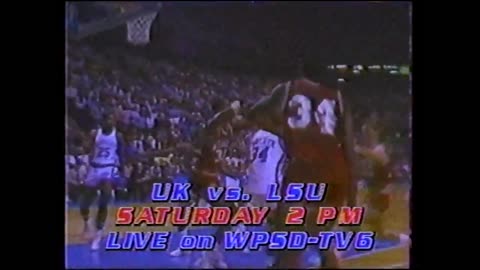 February 24, 1986 - Promo for Kentucky vs. Louisiana State Basketball