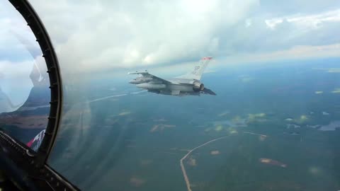 Horrifying moment!! Polish F-16s intercept Russian cruise missiles on Ukrainian territory