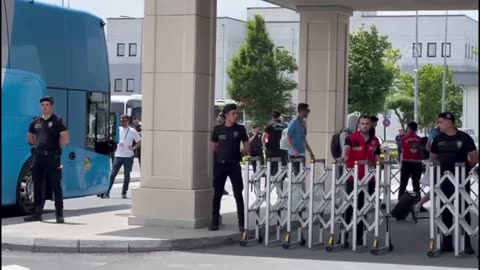 Winner of the Champions League, Manchester City, arrived at Istanbul Airport to return to their home