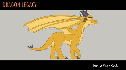 Dragon Legacy - Zephyr Walk Cycle