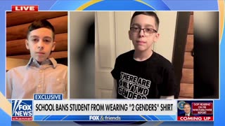School Bans Student From Wearing "2 Genders" Shirt