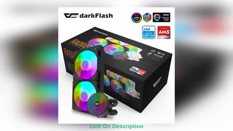 Best Ddarkflash DC240 Liquid Cpu Cooler 4 Pin Pwm 3 Pin 5V