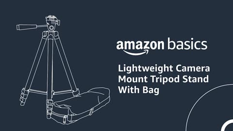 Basics 50-inch Lightweight Camera Mount Tripod Stand With Bag