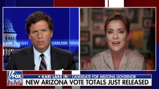 Kari Lake Closing The Gap, Poised To Win Arizona - She Joins Tucker, Shreds Katie Hobbs