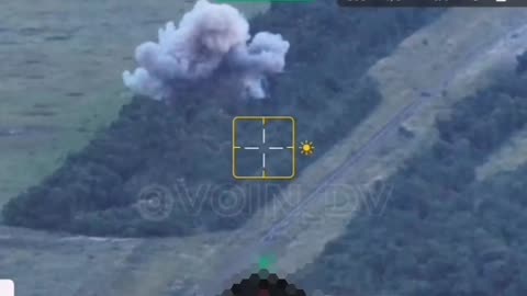 TOS-1A Solntsepek Burns AFU Positions