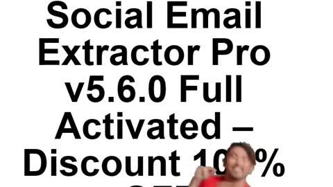 social email extractor pro v5.6.0 full activated -discount 100% off free email extractor pro #shorts