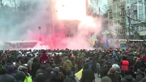 Revolution on Maidan: Ukrainians mark anniversary of 2014 protests that toppled pro-Russian leader