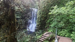SERENE SILENCE @ Lower South Waterfall! | Trail of Ten Falls | Silver Falls State Park | Oregon | 4K