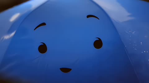 The blue umbrella ☔