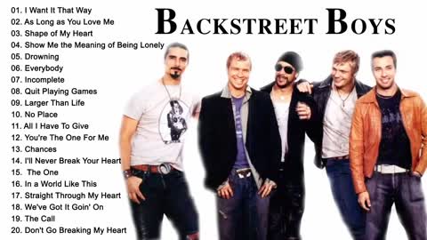 Best Songs Of Backstreet Boys Backstreet Boys Greatest Hits Playlist_HD