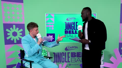 Stormzy auditions to be the next James Bond at Capital's Jingle Bell Ball