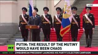 Putin thanks military and security personnel for courage, valor, and loyalty to Russia