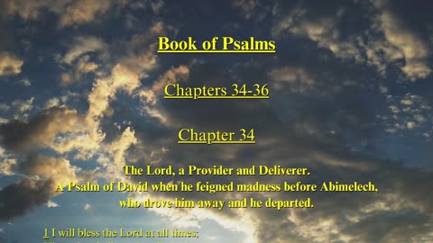 Christian Meme Video: Psalms Chapters 34 to 36 (04/07/2024)