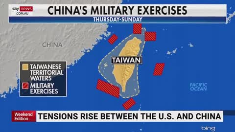 Tensions rise between the United States and China