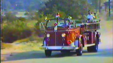 Dads 1956 American La France Movie and Parade ,Family Fire Truck