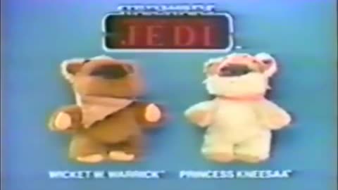 Star Wars 1983 TV Vintage Toy Commercial - Return of the Jedi Plush Ewok Wicket