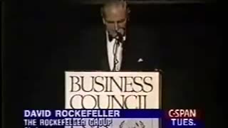 DAVID ROCKEFELLER SPEAKS ABOUT HUMAN POPULATION CONTROL - MUST WATCH