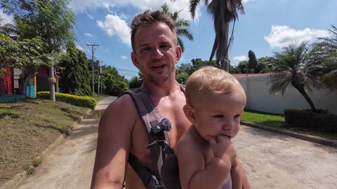 2-YEAR ANNIVERSARY Father & Son Workout in Nicaragua - Cut Day 99 - Shoulders with 1 Set to Failure