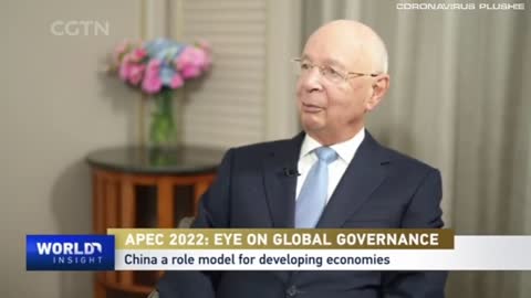 Klaus Schwab says China is a role model for many countries