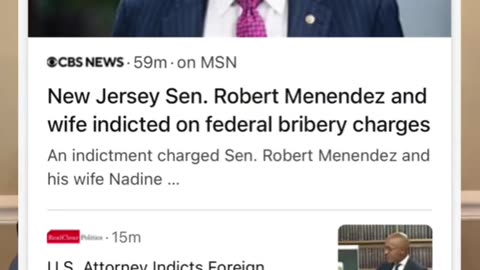 US Senator Robert Menendez nabbed by the Feds