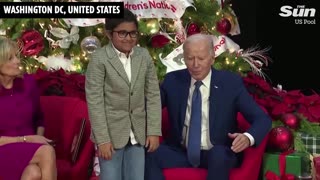 The Bidens visit Children's Hospital for festivities