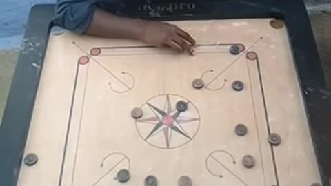 Carrom-Flying shot never seen before 😄💞