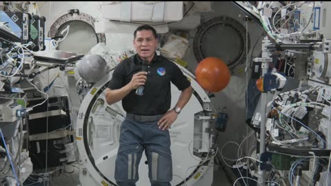 Expedition 68 Astronaut Frank Rubio Talks with NASA en Español, Univision -