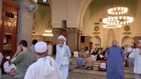 Beautiful view of Masjid Quba | Masjid Quba inside beautiful view in madina shareef