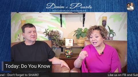Do You Know - Denim and Pearls 0917