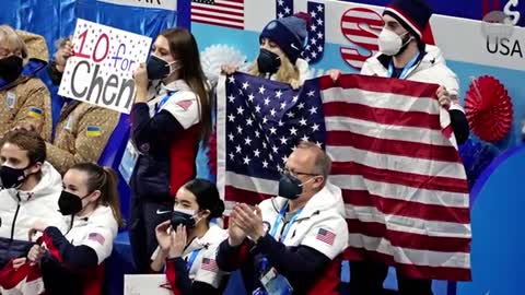 US hunting for first medal; Sunday features figure skating team event, slopestyle medal | USA TODAY
