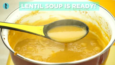 Lentil Soup Recipe by Healthy Fusion
