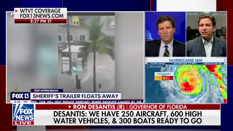 Gov. Ron DeSantis Joins Tucker Carlson to Discuss Hurricane Ian