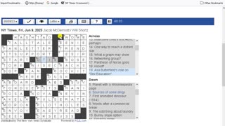 NY Times Crossword 5 May 23, Friday