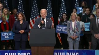 Biden: “All the Democrats ran on the same agenda without being told.”
