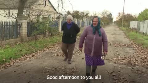 'We've been waiting for you for so long': Kherson residents greet reporters