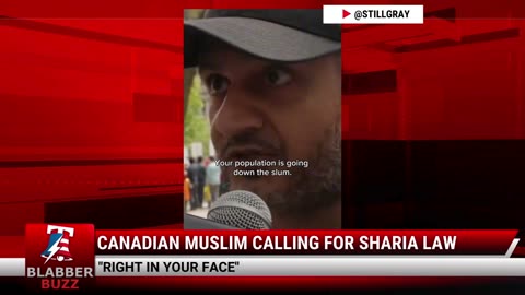 Canadian Muslim Calling For Sharia Law