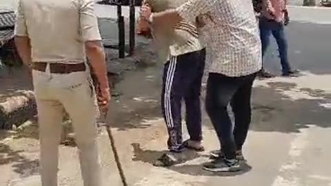 Police caught