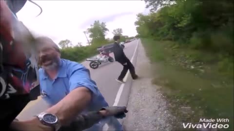 Bikers vs Angry people road - 😡#1