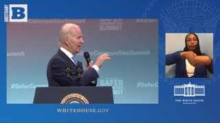 "God Save the Queen, Man": Biden Struggles, Drops Bizarre Line at End of Gun Control Speech