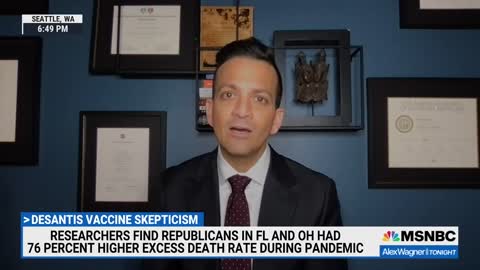 DeSantis Doubles Down On Covid Paranoia; Vaccine-Rejecting GOP Suffers Higher Death Rate