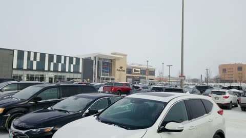 Anti-Mask Protest, Polo Park, Winnipeg, Manitoba - February 12, 2022