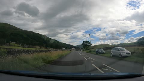 Driving to Grasmere. Lake District