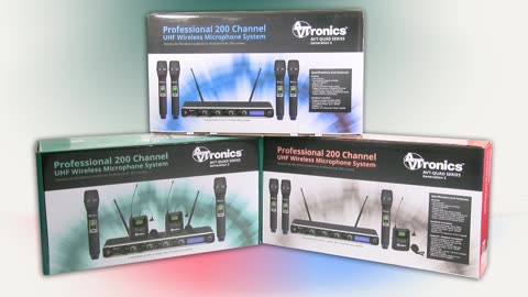 AVTronics 200 Channel Wireless Mic Systems Easy Set Up - Beginner_s Guide SYSQ4H SYSQ3H1L SYSQ2H2L