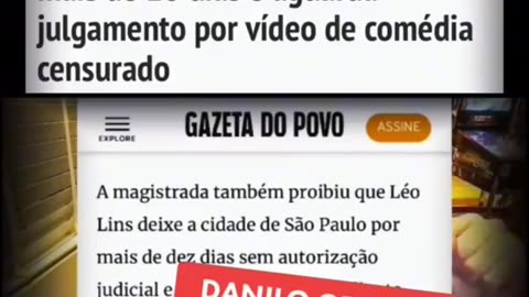 A censura no Brasil já chegou nos humoristas.